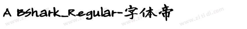A BShark_Regular字体转换